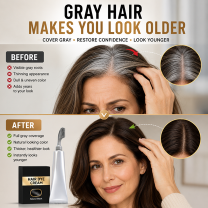 Instant Gray Coverage Hair Dye Comb for Men &Women