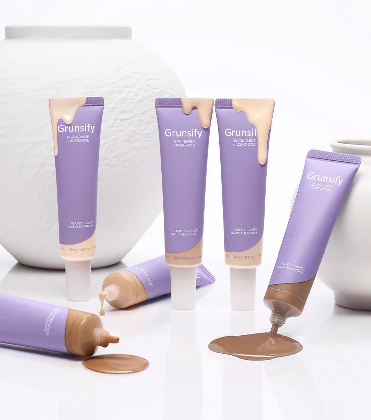 Natural-looking Grunsify BB cream complexion finish