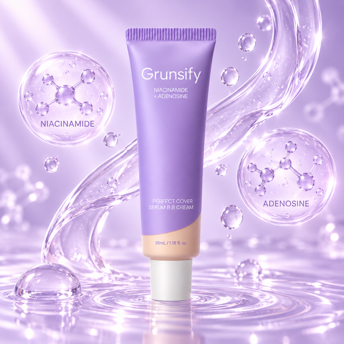Grunsify Perfect Cover Serum BB Cream texture